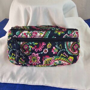 Vera Bradley Paisley Floral Wristlet Wallet Cotton Quilted
